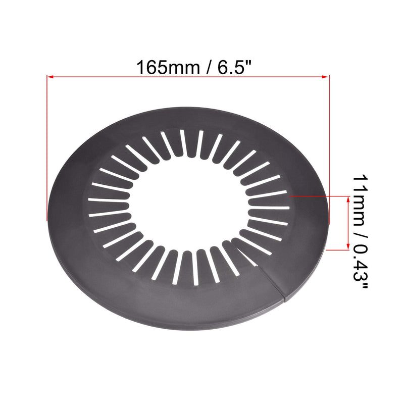 uxcell Pipe Cover Decoration, 90mm-114mm PP Radiator Escutcheon Water Pipe Drain Line Cover Black 4pcs 90-114mm - NewNest Australia