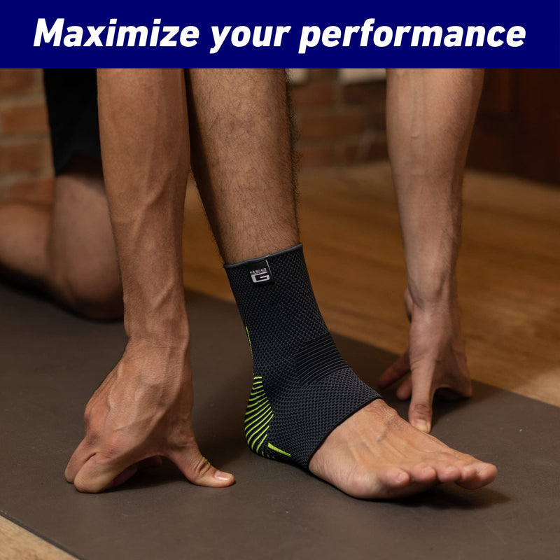 Neo G Ankle Support Running – Sport Ankle Brace – Ankle Compression Support - Breathable, Lightweight, Elastic Ankle Bandage Support for Sprains, Strains, Weak Ankles, Injury Recovery, Joint Pain - M Medium: 20 – 23 CM/7.9 – 9.1 IN - NewNest Australia