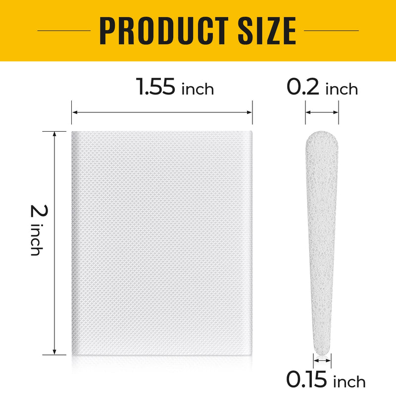 Door Corner Seal Weatherstripping Exterior Door Frame Seal Wedge Draft Stopper Adhesive Corner Seal Pads for Weather Stripping and Draft Protection (White,16 Pieces) 16 / - NewNest Australia