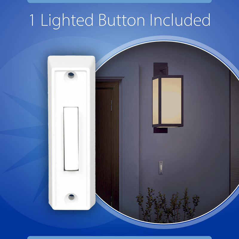 NICOR EDC1120WH1 EDC Electronic Door Chime Kit, White - NewNest Australia
