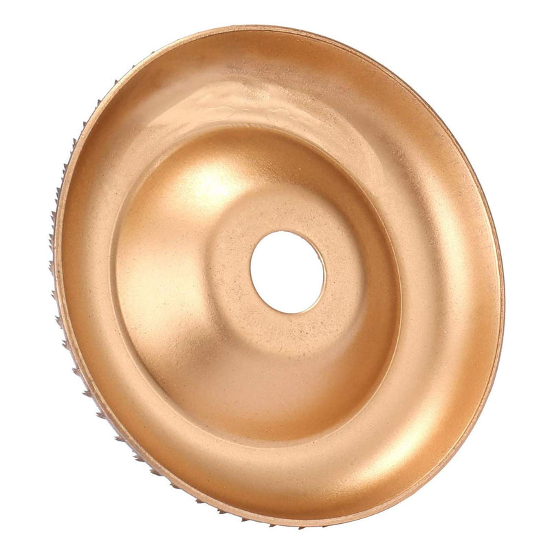 Wood Grinding Wheel Tungsten Carbide Angle Grinder Carving Abrasive Disc for Sanding Carving Shaping Polishing (Gold) Gold - NewNest Australia