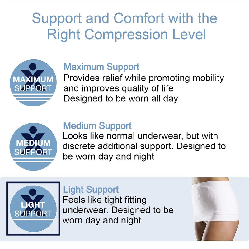 Corsinel StomaSafe Plus two-layer abdominal bandage for securely fixing the stoma bag │elastic belly band with extra support during increased activity, black S/M ... S/M (pack of 1) - NewNest Australia