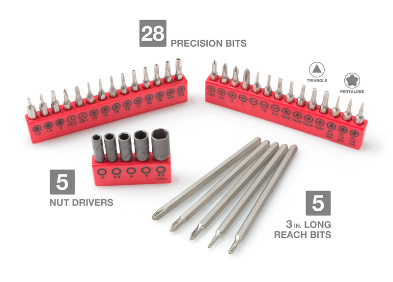 TEKTON 28301 Everybit Tech Rescue (TM) Kit for Electronics, Phones and Precision Devices, 46-Piece - NewNest Australia