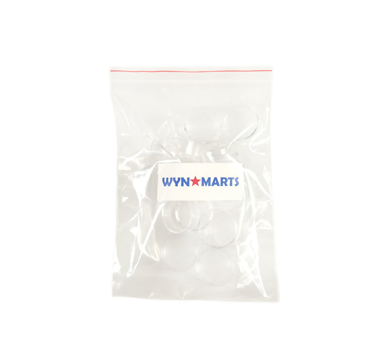 NewNest Australia - WYN-MART Clear Baseball Stand Holder Rings (30 Pack) Round Acrylic Plastic Display 1.22 inches 