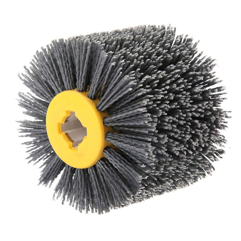 Wire Drawing Wheel Brush, Burnishing Brush, 240 Grit Burnishing Polishing Wheel for Derusting, Deburring and Cleaning Wooden Floor - NewNest Australia