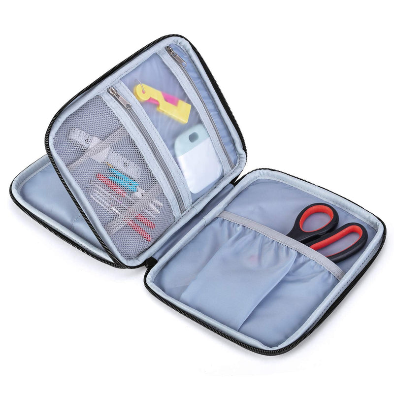 Luxja Carrying Bag Compatible with Cricut Pen Set and Basic Tool Set, Double-Layer Organizer Compatible with Cricut Accessories (Bag Only), Black - NewNest Australia