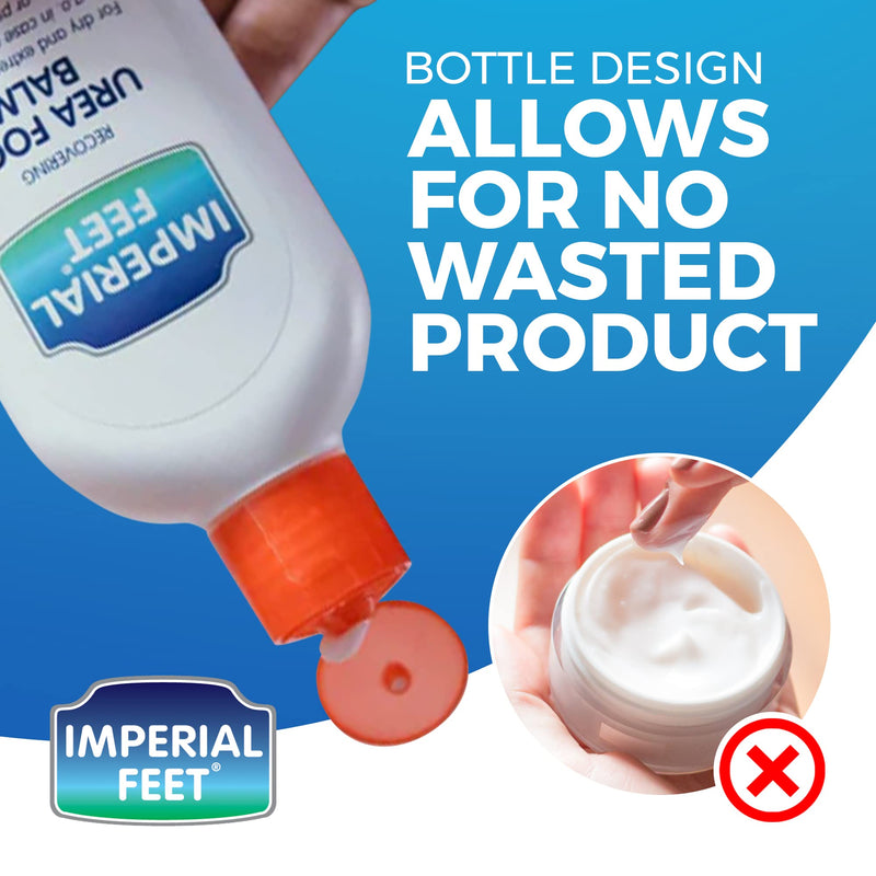 Imperial Feet Urea Foot Balm - Natural Urea Cream for Rough & Dry Skin, Calluses - Cracked Heel Treatment with Cleansing, Moisture-Binding Exfoliating Formula - Wild Herb Antioxidant Extract - 150ml - NewNest Australia