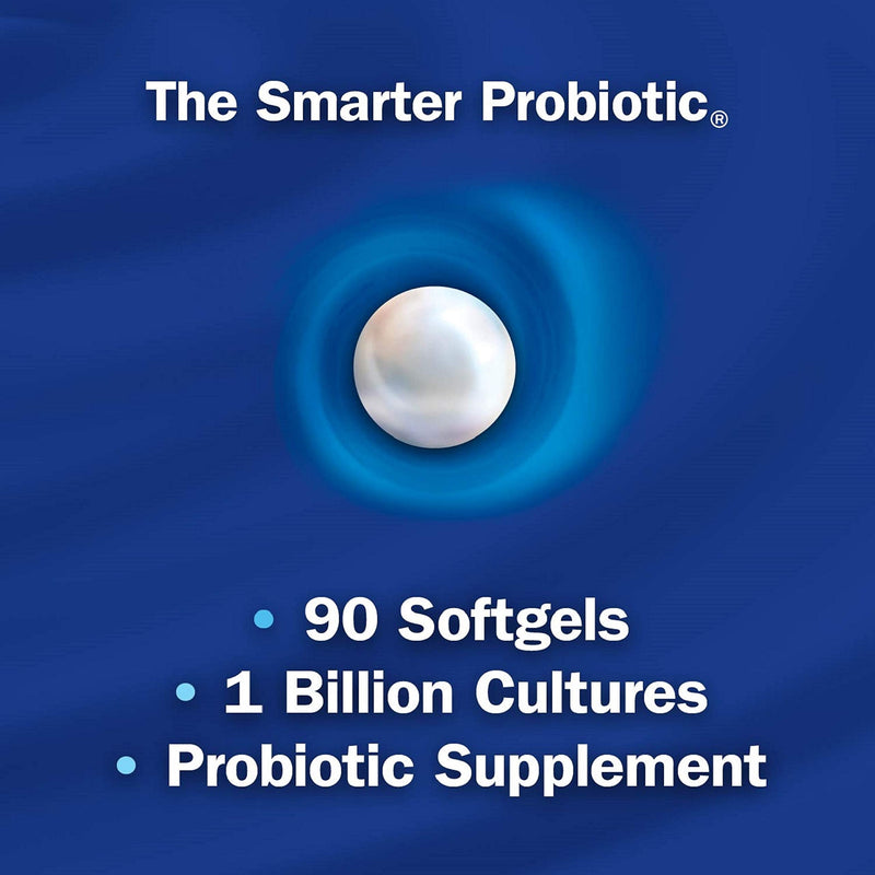 Probiotic Pearls Acidophilus Once Daily Probiotic Supplement, 1 Billion Live Cultures, Survives Stomach Acid, No Refrigeration, 90 Softgels (Packaging May Vary) 90 Count - NewNest Australia