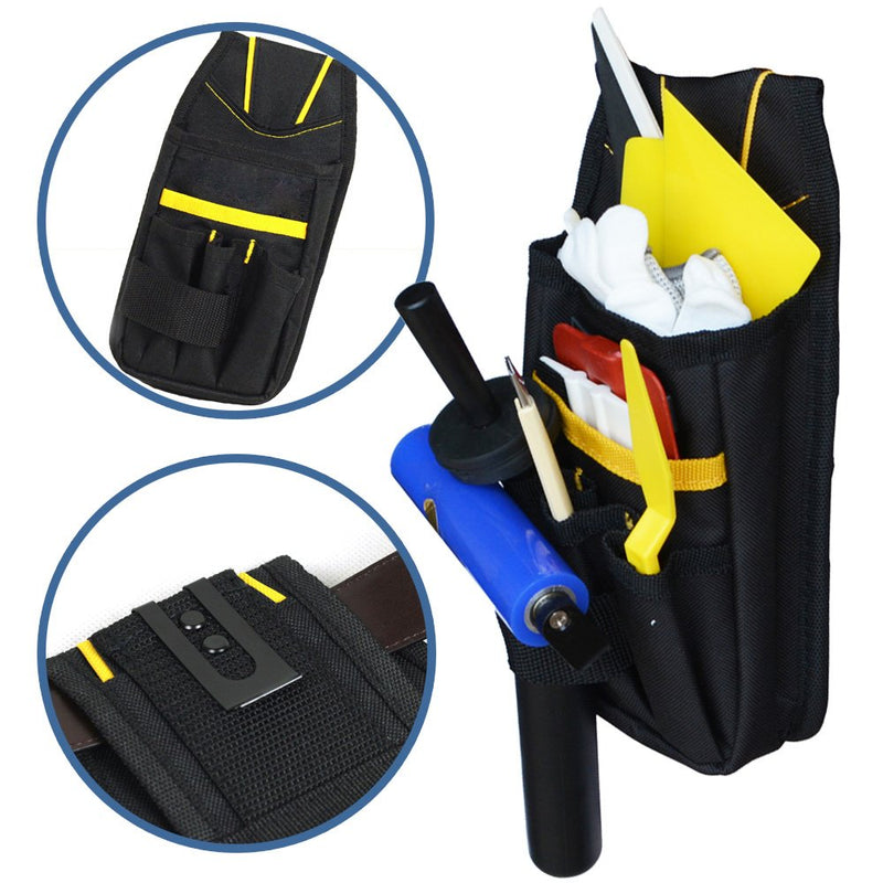 Ehdis Tool Pouch Multi-Purpose Tool Bag Mini Work Holder Heavy-Duty Small Organizer for Car Window Tint Film Installer - NewNest Australia