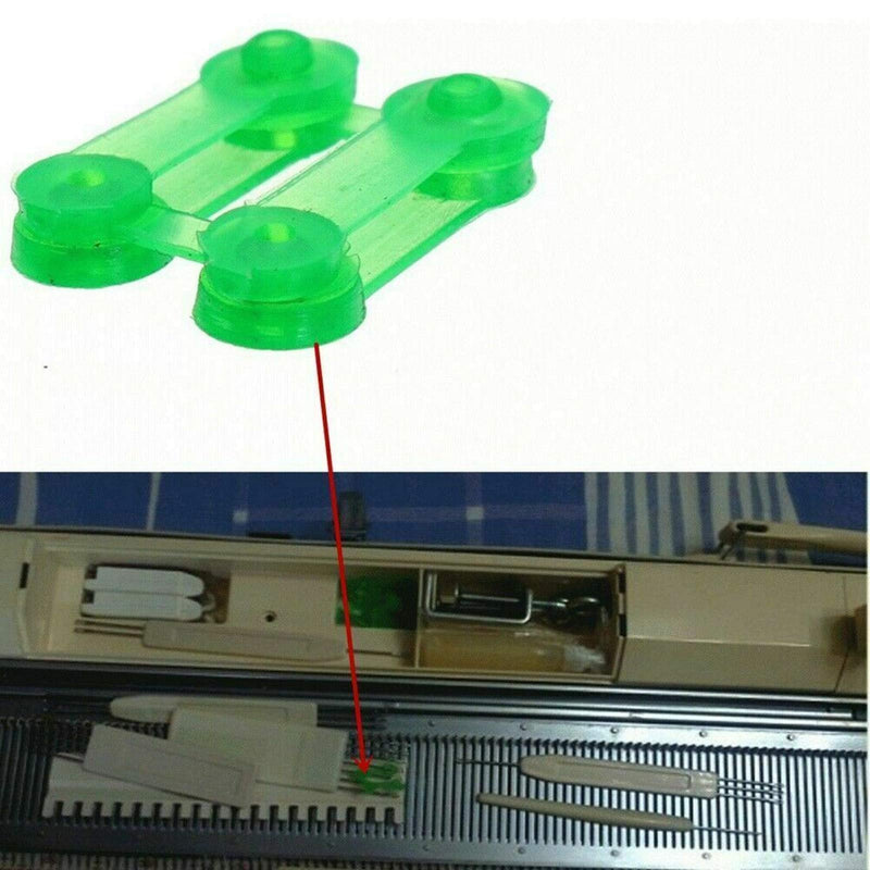FASTROHY 10Pcs Plastic Yellow Snap Clip Punch Card for Brother Knitting Machine Tool - NewNest Australia