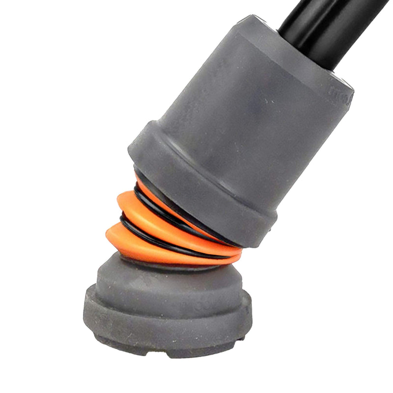 Flexyfoot Shock Absorbing Crutch Ferrule – Choice of Sizes and Colours Available Here – Improves Grip, Improves Safety, Improves Comfort – Grey – 22mm 22mm - Pack of 1 - NewNest Australia