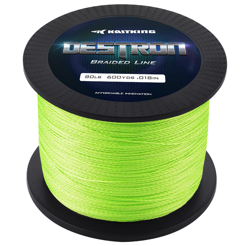 New KastKing Destron Braided Fishing Line, Highly Abrasion Resistant, Improved Knot Strength, Ultra-Thin Diameter Superline, Zero Stretch & Memory, CFT “Color Fast Technology”, 75% Thinner Than Mono Grass Green 300 yds-20lb-0.23mm - NewNest Australia