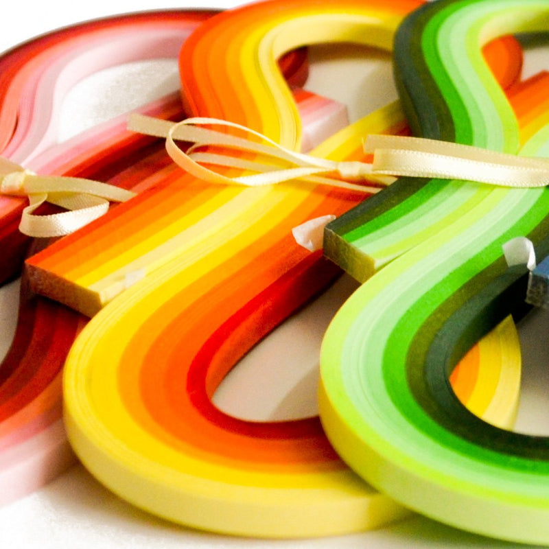 JUYA Multi-Color Quilling Strips Set 720 Strips 36 Colors 54cm Length/Strip Paper Width 3mm - NewNest Australia