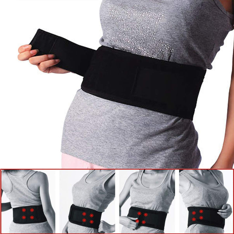 Healifty Lumbar Support Magnetic Self-Heating Back Waist Support Lumbar Belt Adjustable Pain Relief Waist Support Lumbar Support Pain Relief With Small Size Xl - NewNest Australia