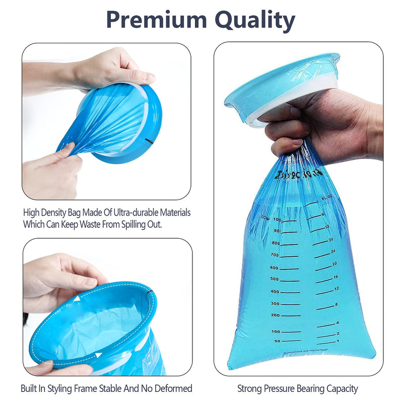 10 Pack Barf Bags 1000ml High Density Emesis Bags,Vomit Bags Disposable Leak Resistant, Portable, for Motion, Car & Aircraft Sickness Kids, Pregnant Women, Taxis Drivers Nausea Bags (10 Pack) 10 Count (Pack of 1) - NewNest Australia