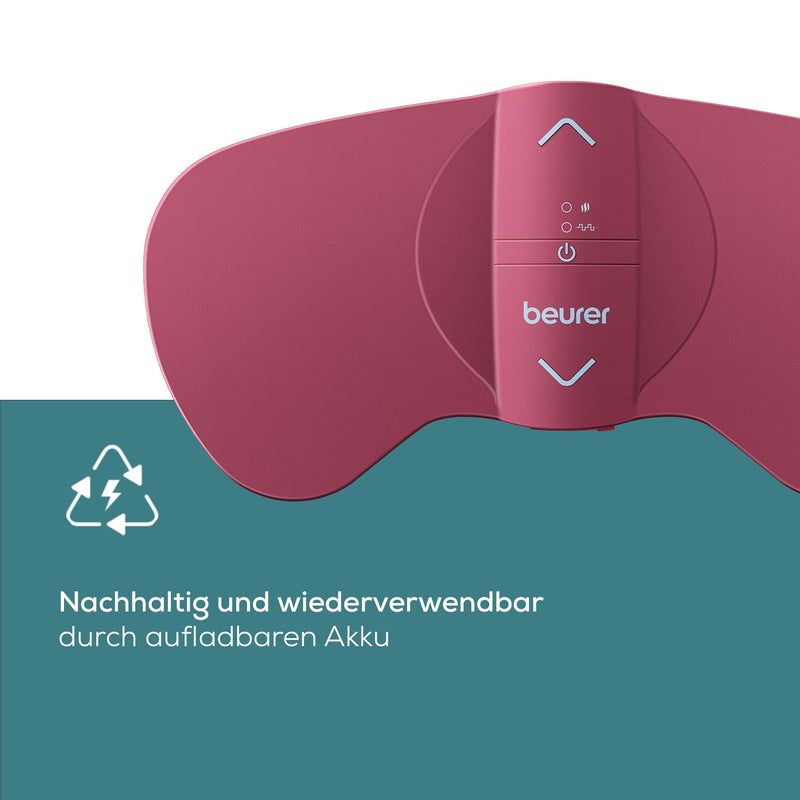 Beurer EM 50 Menstrual Relax, menstrual pad with TENS and heat function, against menstrual pain and pain from endometriosis, clinically validated and natural relief, portable, battery Basic Menstrual Relax No additional purchase set - NewNest Australia