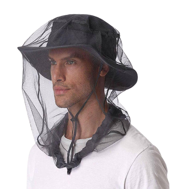 LMOGWL 2 black mosquito repellent covers, mosquito net caps, face fly nets, insect proof, mosquito net heads, mosquito nets, used for beekeeping, outdoor fishing, travel - NewNest Australia