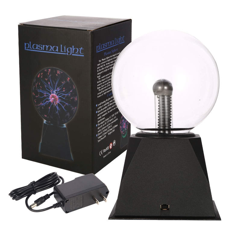 Gresus 5 Inch Magic Plasma Ball Lamp - Touch & Sound Sensitive Interactive Plasma Lamp Nebula Sphere Globe, Science Educational Gift for Decorations/Parties/Bedroom - NewNest Australia