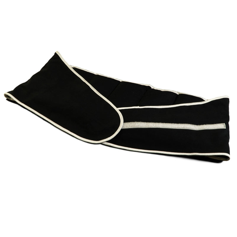 Cherry stone pillow. Belt with Velcro fastener, approx. 135cm, 7-chamber | Heat cushion back heat belt XXL grain cushion, black cherry stone cushion - NewNest Australia