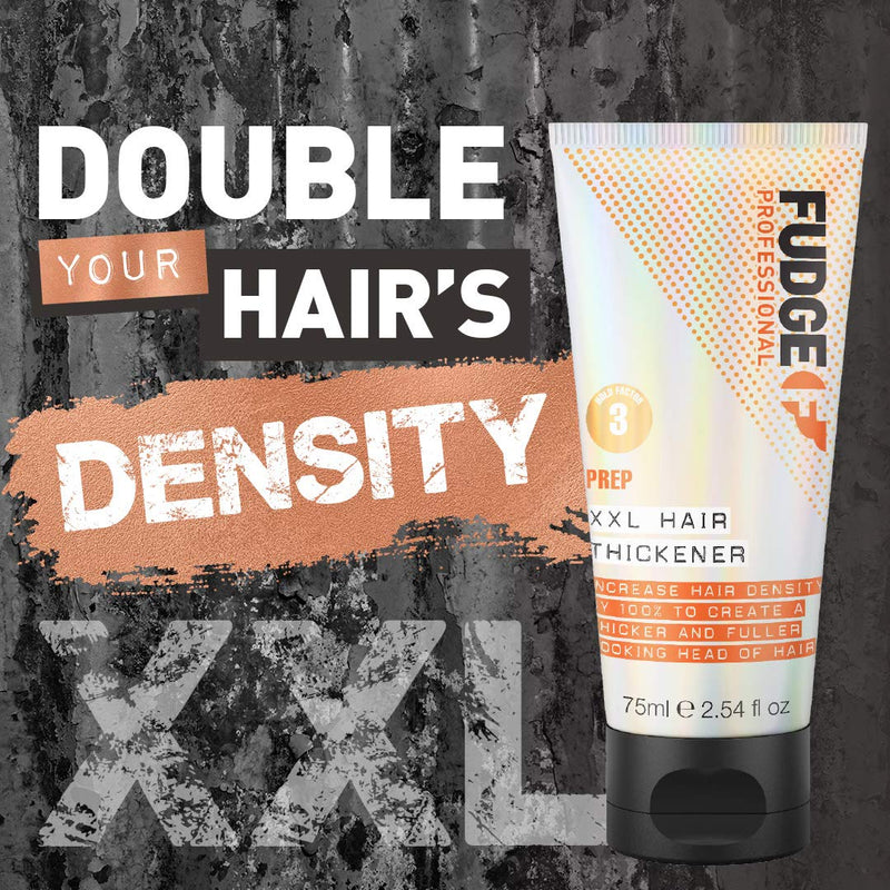 Fudge Professional Hair Thickening Cream, Xxl Hair Thickener, Hair Styling Putty For Men, For Thinning And Fine Hair, For Thicker And Fuller Hair, Infused With Heat Activated Plumping Polymers, 75Ml - NewNest Australia