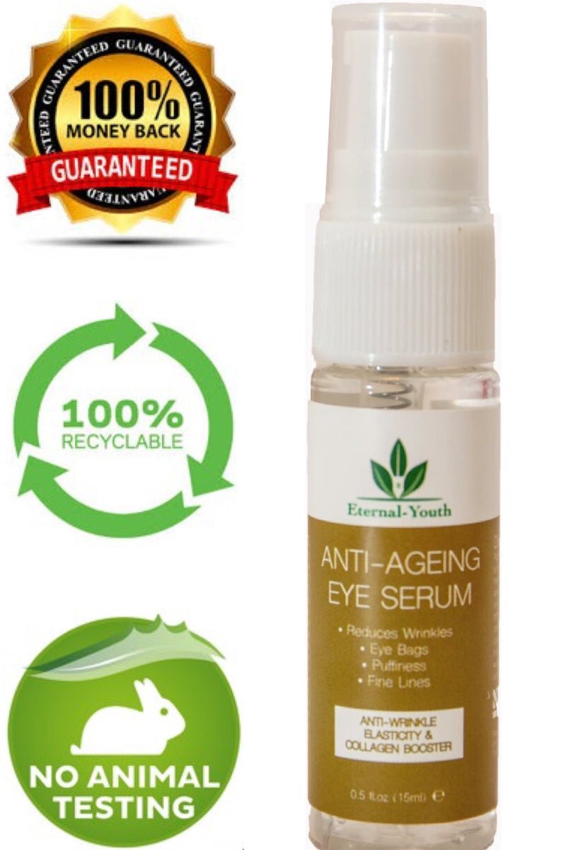 Eye Serum for lines & wrinkles & dark circles and puffiness anti ageing Instant eye bags remover for Crows Feet Fine Lines Collagen Booster - NewNest Australia