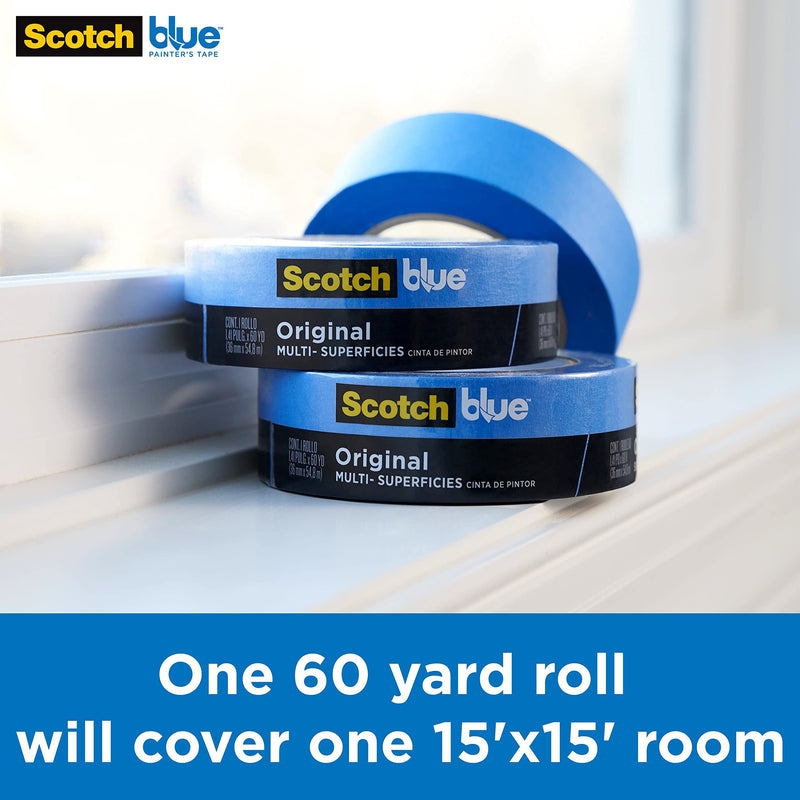 ScotchBlue Painter's Tape, Multi-Use, 1.41-Inch by 60-Yard, 1 Roll 1.41" Width - NewNest Australia