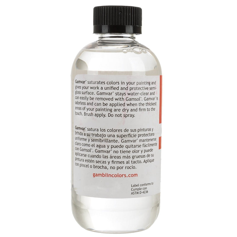 Gamblin Gamvar Picture Varnish - 8.5oz Bottle 8.5 oz Clear - NewNest Australia