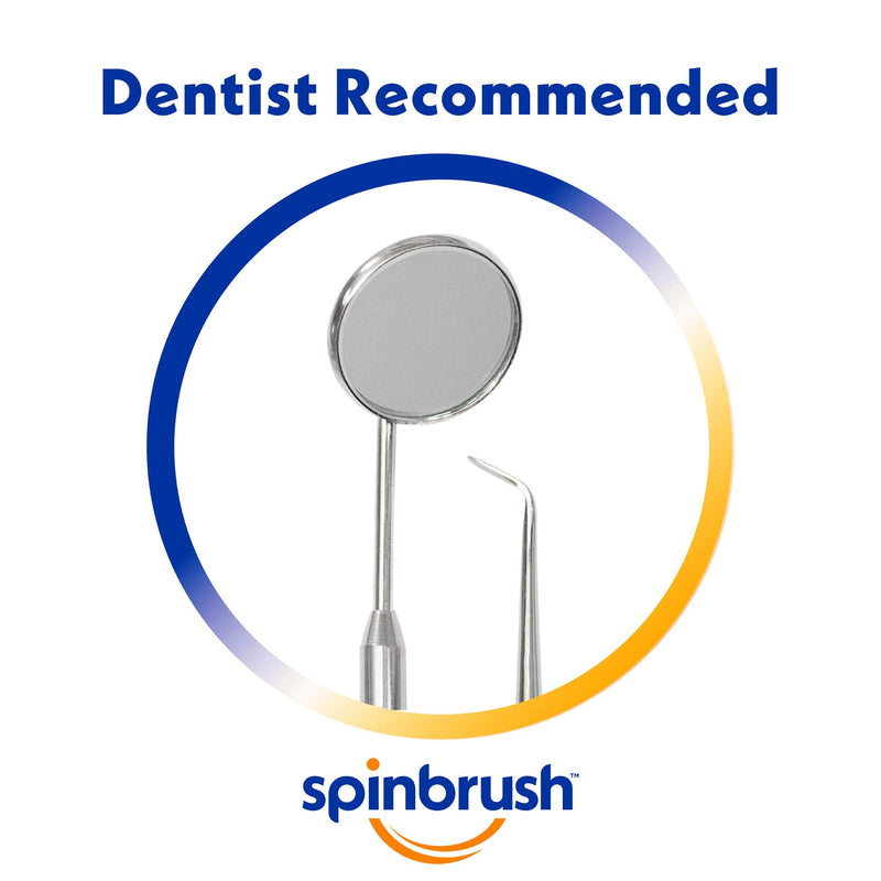 Spinbrush PRO CLEAN Refill, Soft Bristles, Includes 2 Replacement Heads for Battery Powered Toothbrushes - NewNest Australia