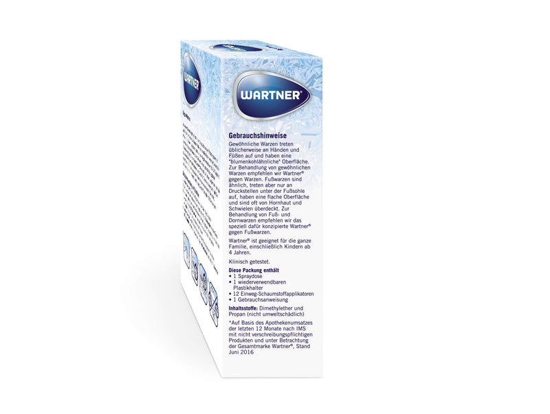 WARTNER wart icing - spray for the treatment of warts - wart cryotherapy for self-treatment for children and adults - pack of 1, 1 x 50 ml - NewNest Australia