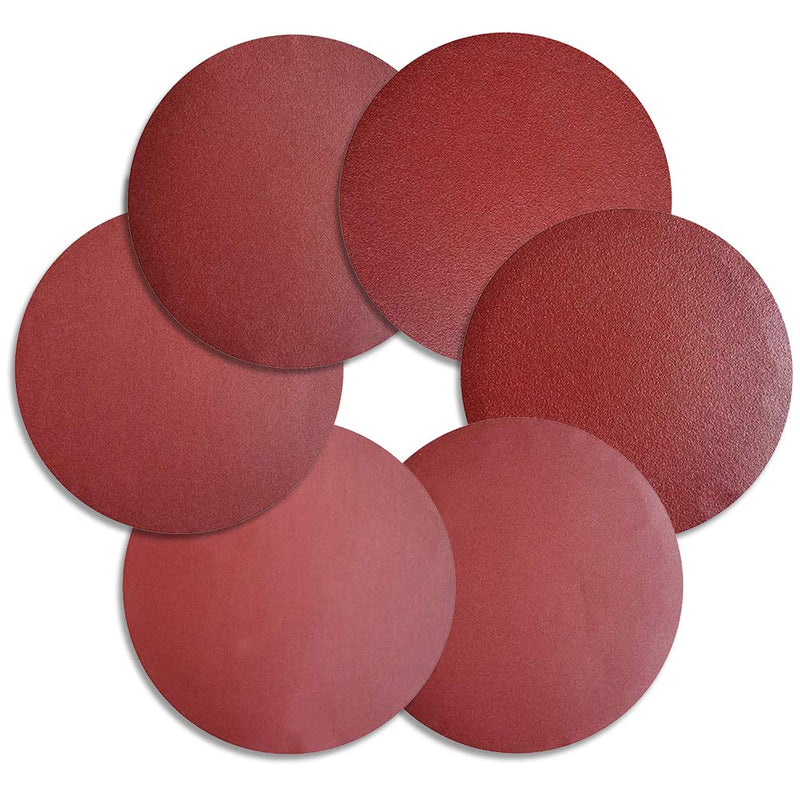 30 PCS 8-Inch Assorted PSA Aluminum Oxide Sanding Disc,NO-Hole Self Stick - NewNest Australia