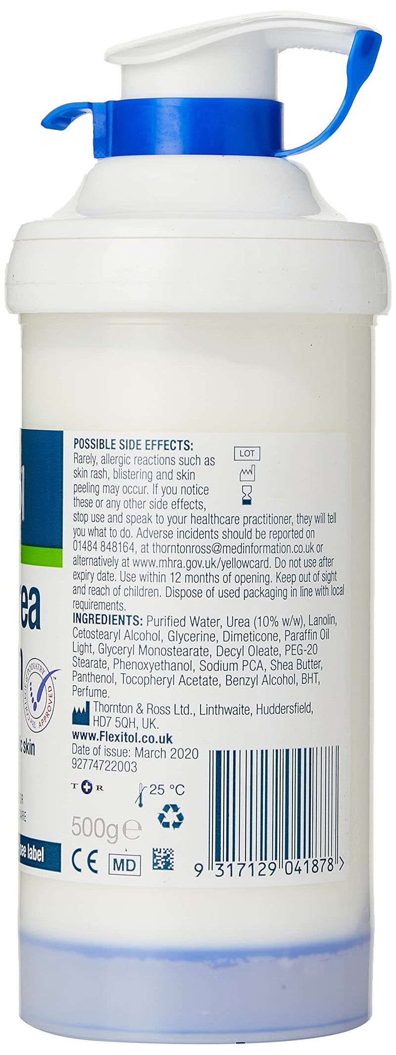 Flexitol 500 g Moisturising Foot Cream - NewNest Australia