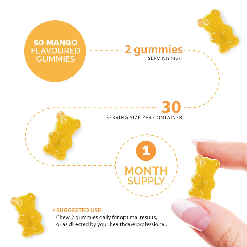 Vitamin D Gummies - High Strength 4000 IU Adult Vitamin D3 Gummies - Chewable Gummy Vitamins - Vegetarian - Gluten Free - Vitamin D Gummies by Novomins - NewNest Australia