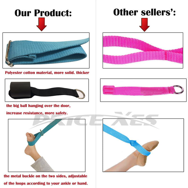 Price Xes Leg Stretcher, Door Flexibility & Stretching Leg Strap - Great for Ballet Cheer Dance Gymnastics or Any Sport Leg Stretcher Door Flexibility Trainer Premium Stretching Equipment Black - NewNest Australia