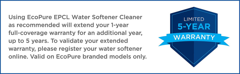 EcoPure EPCL Water Softener Cleaner, Off-White - NewNest Australia