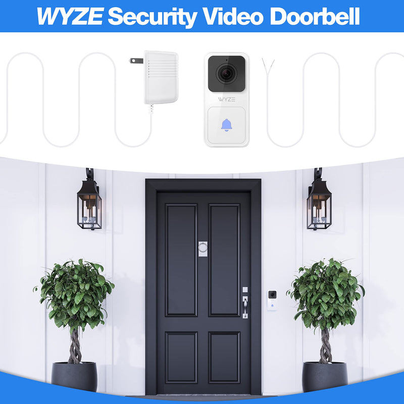 24 Volt Transformer, C Wire Power Adapter Compatible with Wyze Video Doorbell, 24VAC 500mA Transformer UL Certified with 16.4 Feet Cable Supply Power with Wyze HD Chime - NewNest Australia