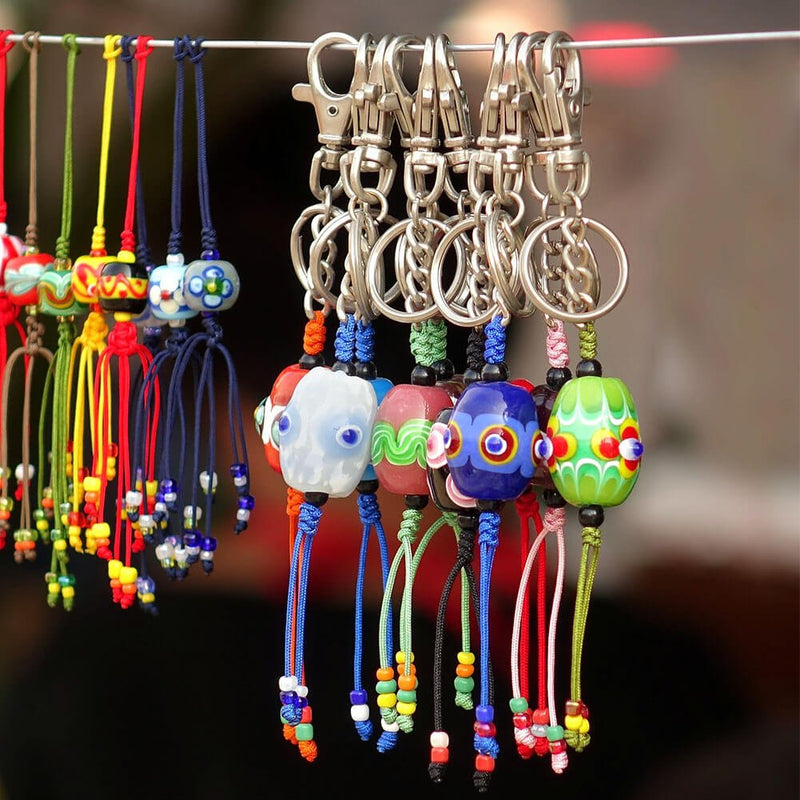 Selizo 150Pcs Swivel Hooks with Key Rings and Tassels Bulk for Keychain Crafts - NewNest Australia