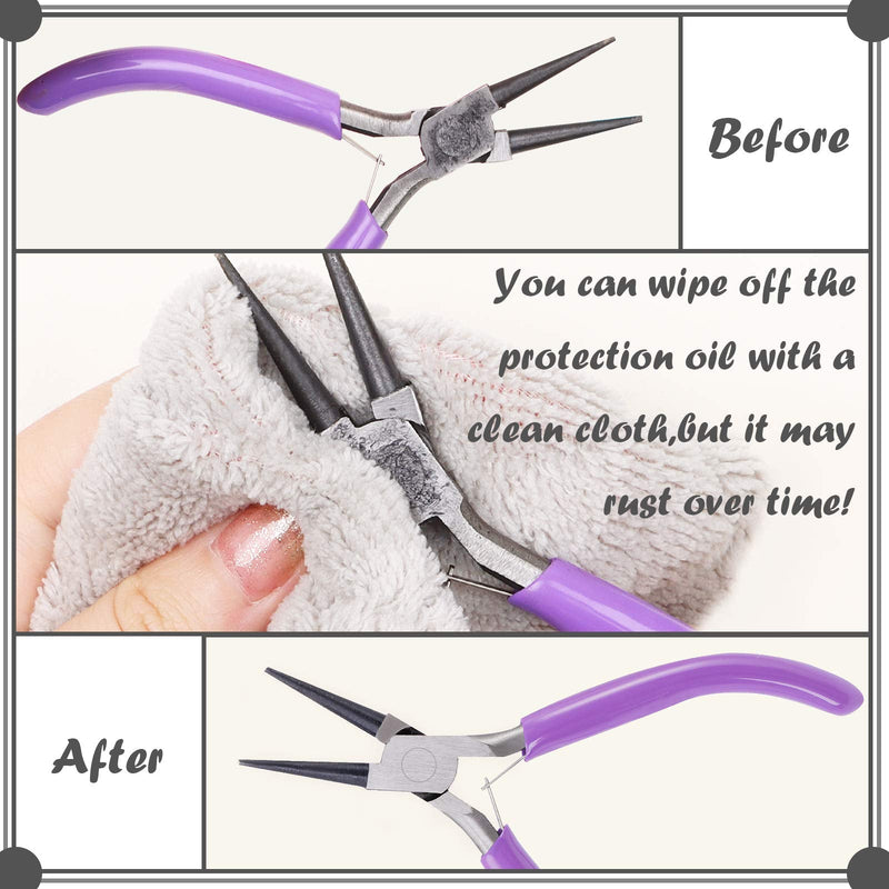 Jewelry Pliers Set, SONGIN 3 Pack Jewelry Making Tools Kit include Round Nose Pliers,Needle Nose Pliers,Wire Cutters for Jewelry Making, Repair,Wire Wrapping and Other Crafts - NewNest Australia