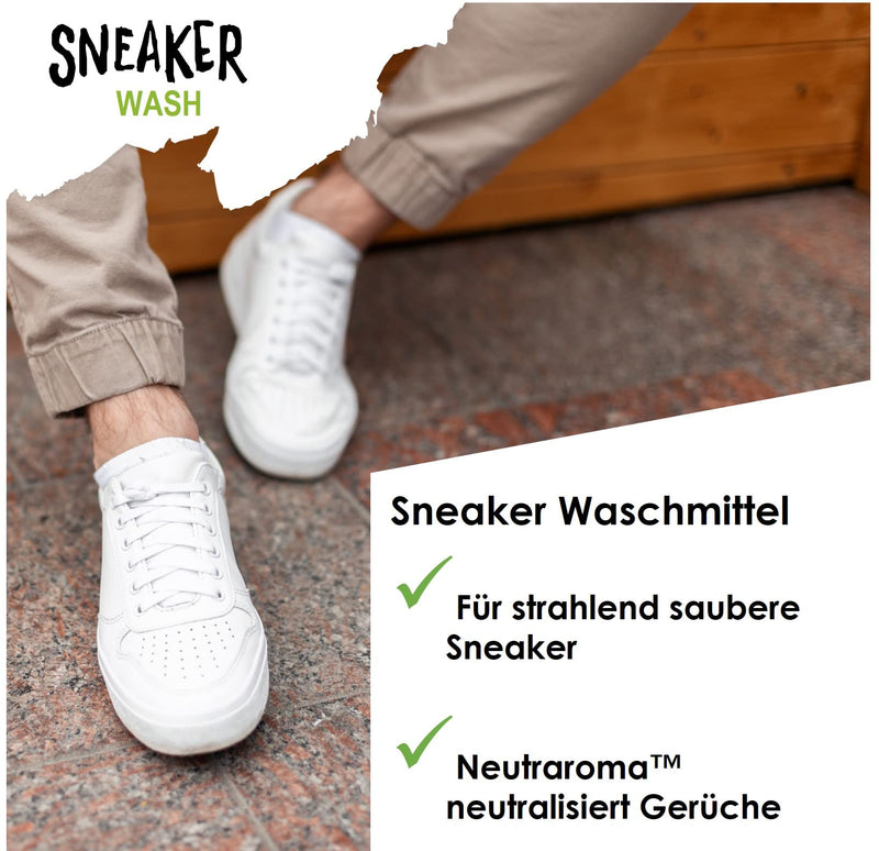 SOLITAIRE Sneaker Wash, sneaker detergent for the washing machine, 250 ml, cleaning and hygienic freshness for sneakers, sports and outdoor shoes made of textile, nylon and leather - NewNest Australia