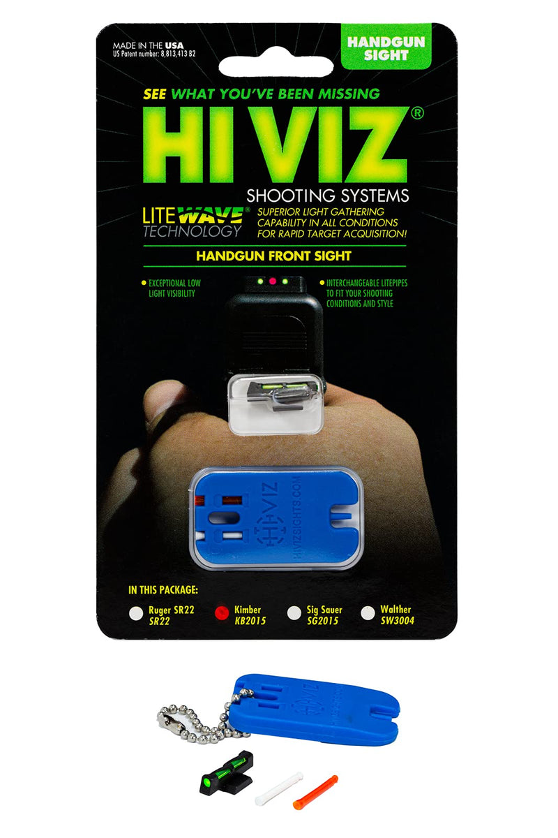 HIVIZ KB2015 Kimber Interchangeable LITEWAVE Front Handgun Sight - NewNest Australia