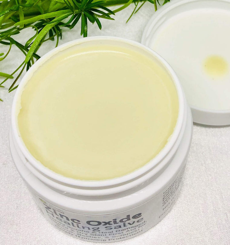 Urban ReLeaf Zinc Oxide Salve ! Gently Soothe & Heal Damaged, Injured & Dry Skin! First Aid, Burns, Rashes, Scrapes! Deeply Hydrating Protection. 100% Natural! Safe for Delicate Skin of All Ages. - NewNest Australia