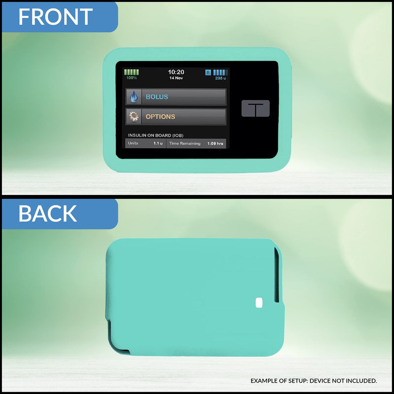 Tandem t:Slim Gel Skin- Made of Soft Silicone to fit snug Around t:Slim X2™ Insulin Pump with Raised, Beveled Edge Helps Protect Against Scratches and Drops (t:Slim Aqua) T:slim Aqua - NewNest Australia
