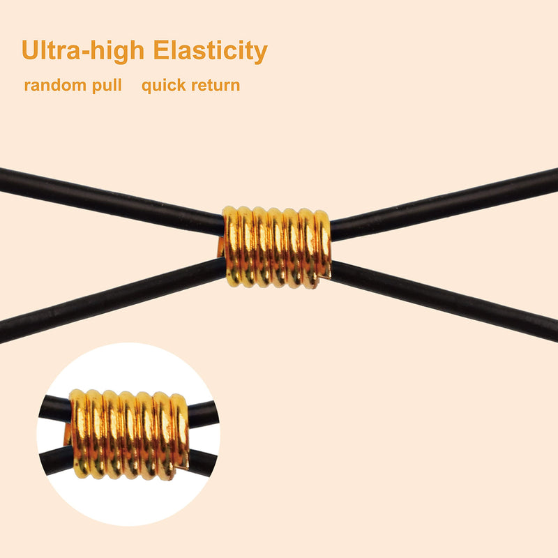 Eyeglass Chain Ends Adjustable Rubber Ends Connectors Anti-Slip Strap Holder Chain Loops for Eye Glasses (4 Colors, 24 Pieces) - NewNest Australia