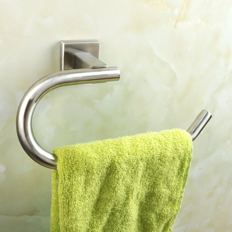 Alise GK8010 Bathroom Towel Holder Towel Ring/Rack Wall Mount,SUS 304 Stainless Steel Brushed Finish - NewNest Australia