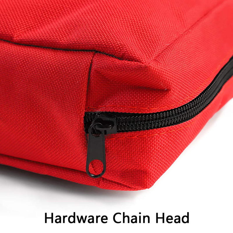 Aoutacc Empty First Aid Bag, Nylon Compact and Lightweight First Aid Kit for Emergency at Home, Office, Car, Outdoors, Boat, Camping, Hiking(Bag Only) (2 Pack Red With Handles) 2 Pack Red With Handles - NewNest Australia