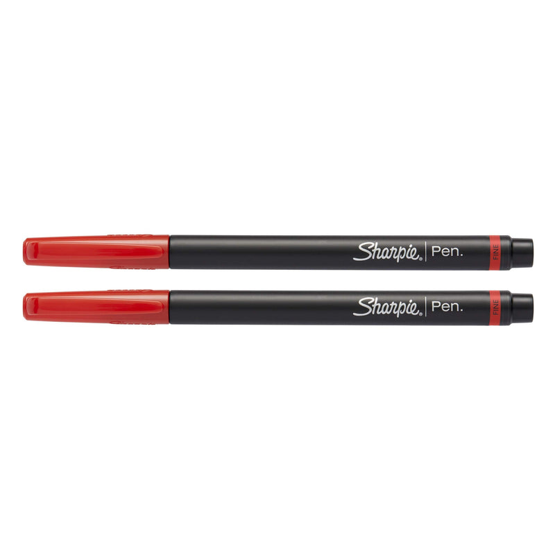 Sharpie Felt Tip Pens, Fine Point, Red, 12-Count - NewNest Australia