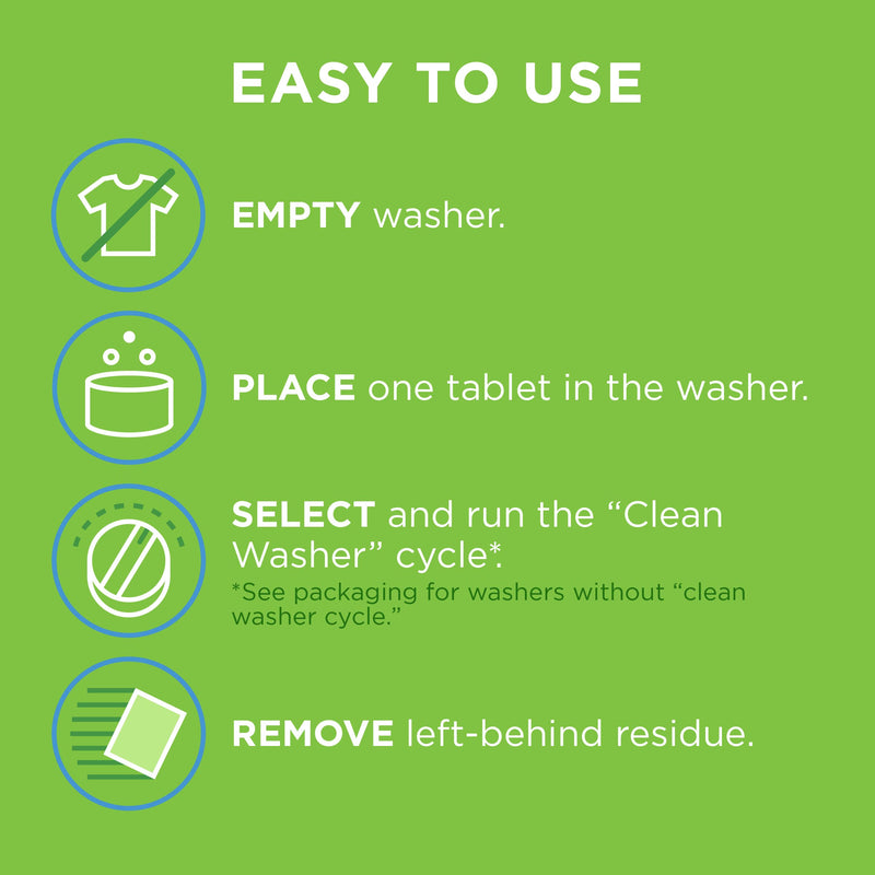Affresh Washing Machine Cleaner, Cleans Front Load and Top Load Washers, Including HE, 3 Tablets - NewNest Australia