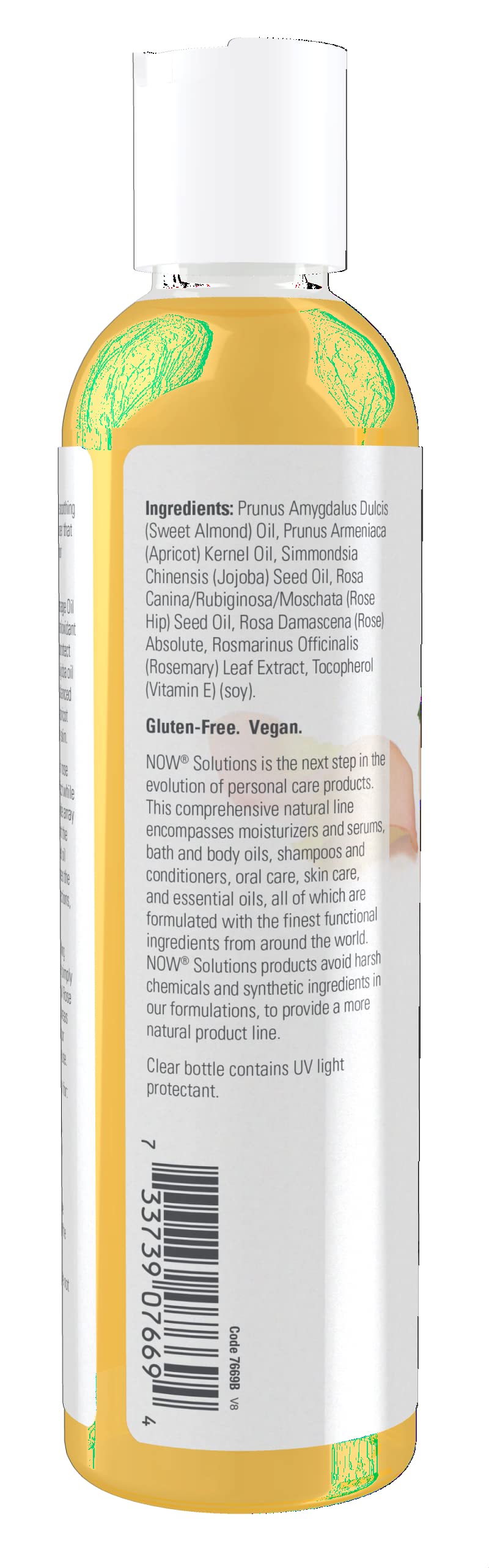 NOW Solutions, Tranquil Rose Massage Oil, Body Moisturizer for Dry Sensitive Skin, Promotes Healthy-Looking Skin, 8-Ounce 8 Fl Oz (Pack of 1) - NewNest Australia