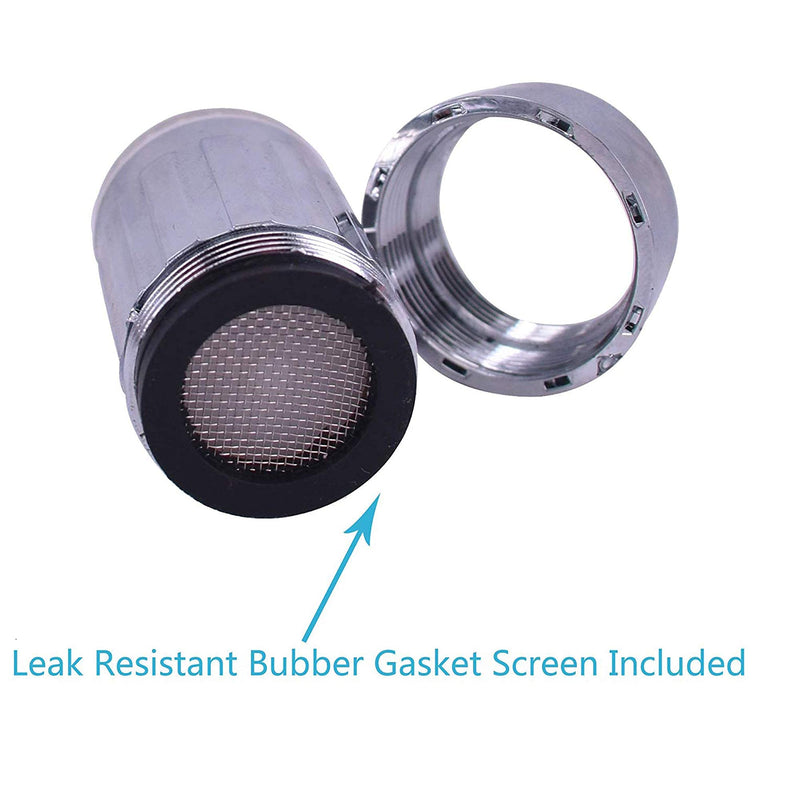 3-Color Temperature Sensitive Gradient LED Water Faucet Light Water Stream Color Changing Faucet Tap Sink Faucet for Kitchen, Bathroom 1 Pack - NewNest Australia