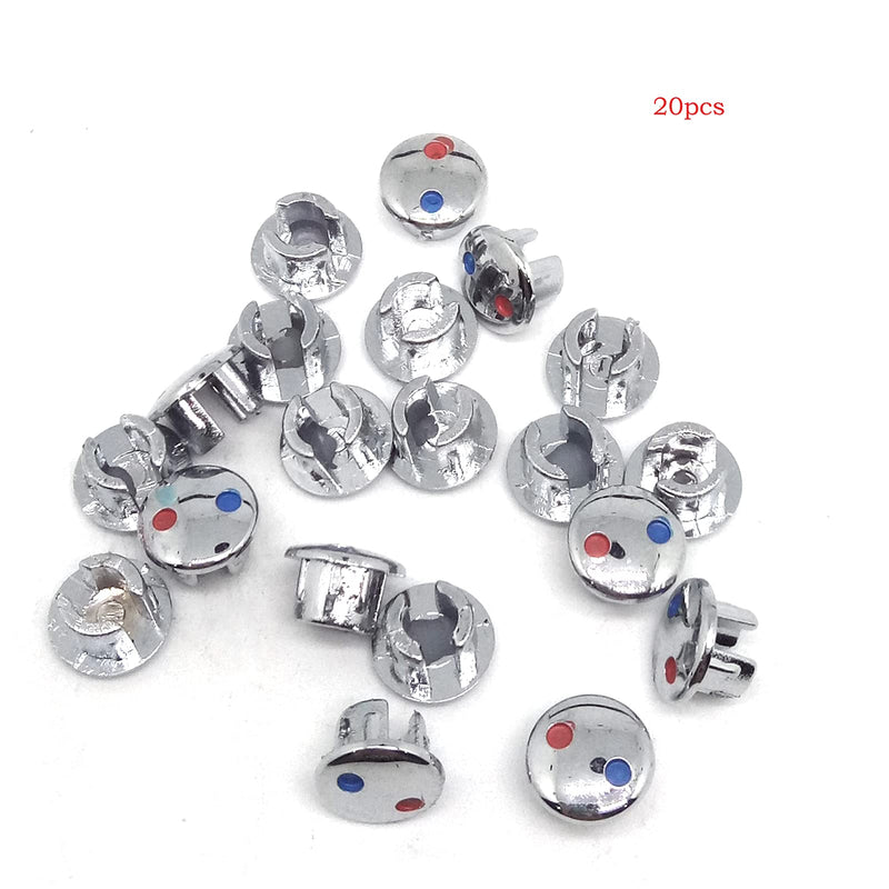 20Pcs Hot/Cold Water Label ，Hot Label and Cold Label, Faucet Handle Index Buttons #8 - NewNest Australia