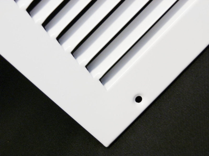 4" x 6" Return Air Grille - Sidewall and Ceiling - HVAC Vent Duct Cover Diffuser - [White] [Outer Dimensions: 5.75w X 7.75" h] 4x6 White - NewNest Australia